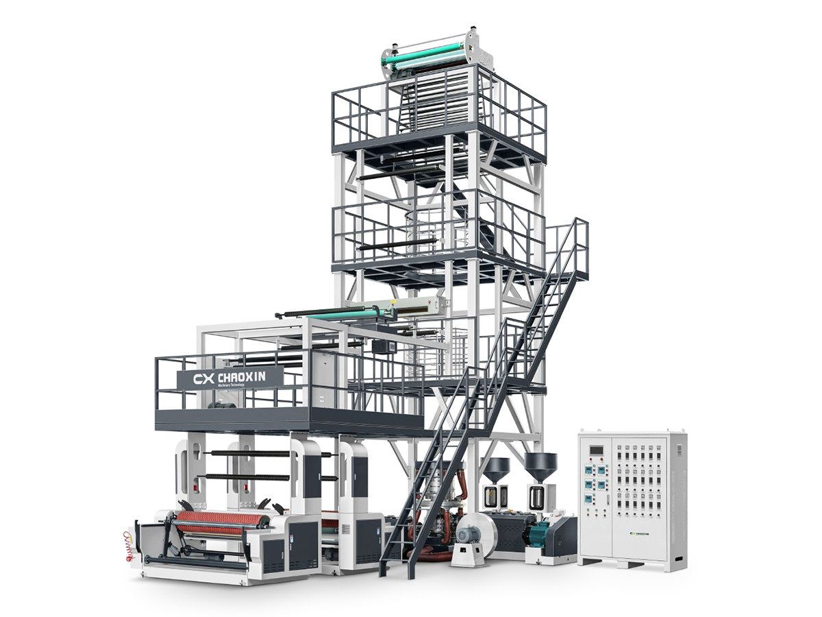 CX-ABC-1300-2200 ABC THREE-LAYER CO-EXTRUSION FILM BLOWING MACHINE